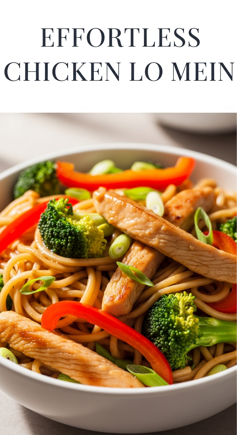 Effortless Chicken Lo Mein: Simple Recipe for Flavorful Noodles