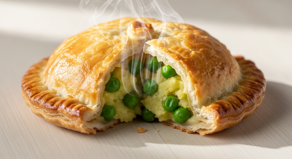 Golden Crispy Potato & Pea Turnovers: A Savory Delight