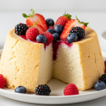 Heavenly Fluffy Angel Food Cake with Fresh Berry Bliss