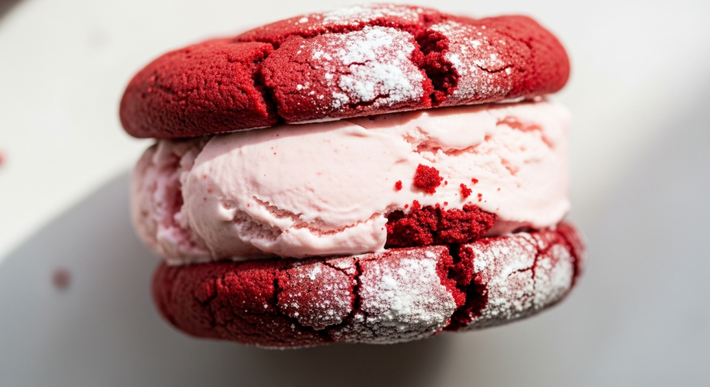 Indulge in Red Velvet Ice Cream Sandwiches A Sweet Delight