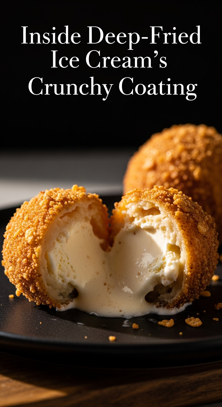 Inside Deep-Fried Ice Cream's Crunchy Coating: Crispy Delight