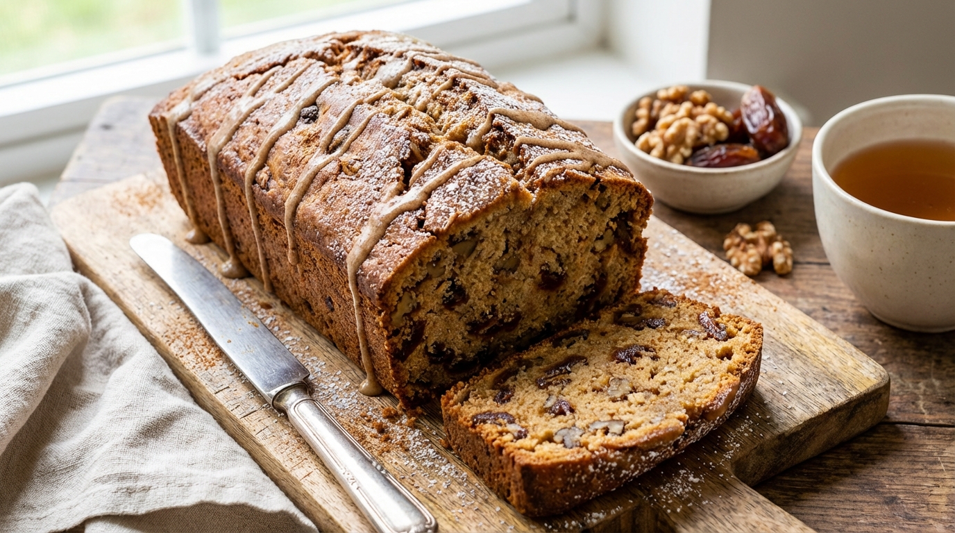 Irresistible Aromatic Spiced Date & Walnut Loaf: A Cozy Classic Treat