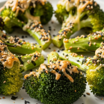 Irresistible Furikake & Parmesan Roasted Broccoli Delight: Crunchy Fusion