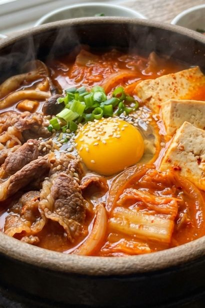 Irresistible Hearty Kimchi Beef and Tofu Stew: A Flavorful Korean Classic