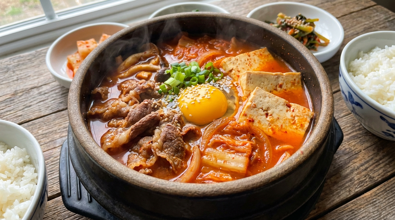 Irresistible Hearty Kimchi Beef and Tofu Stew: A Flavorful Korean Classic