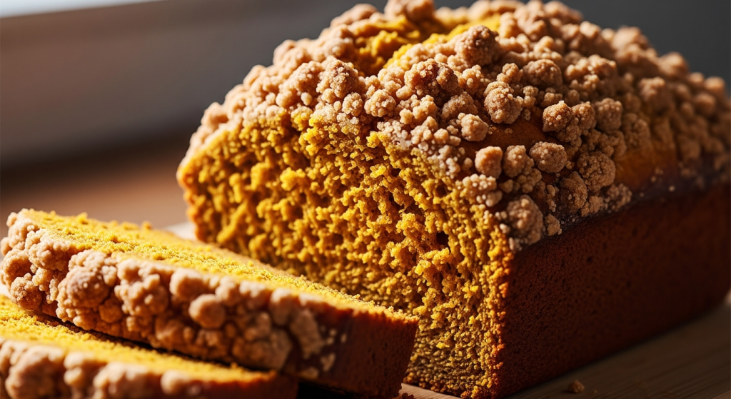 Irresistible Moist Pumpkin Spice Bread with Crunchy Streusel