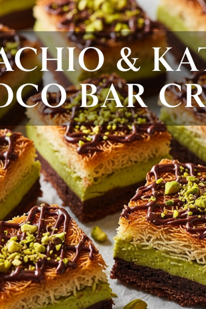 Irresistible Pistachio & Kataifi Choco Bar Craze: Dubai’s Viral Twist