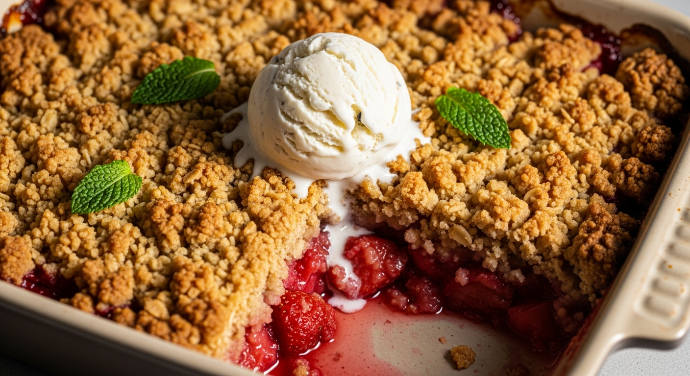 Irresistible Strawberry Rhubarb Crumble Recipe Guide: Sweet & Tangy