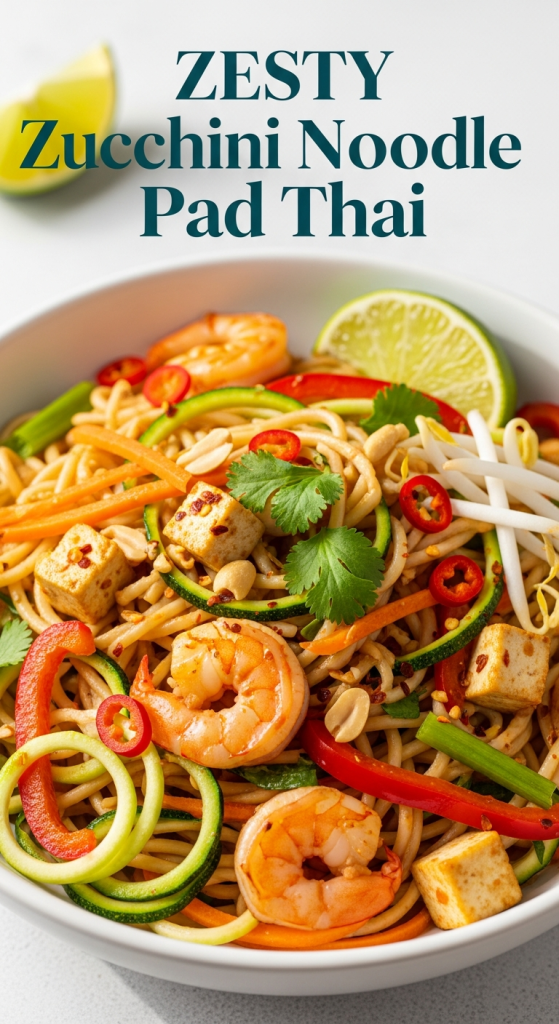Irresistible Zesty Zucchini Noodle Pad Thai: A Fresh Twist on Tradition