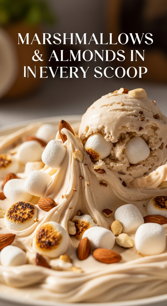 Marshmallows & Almonds in Every Scoop: Rocky Road Delight