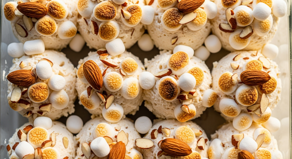 Marshmallows & Almonds in Every Scoop: Rocky Road Delight
