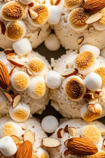 Marshmallows & Almonds in Every Scoop: Rocky Road Delight