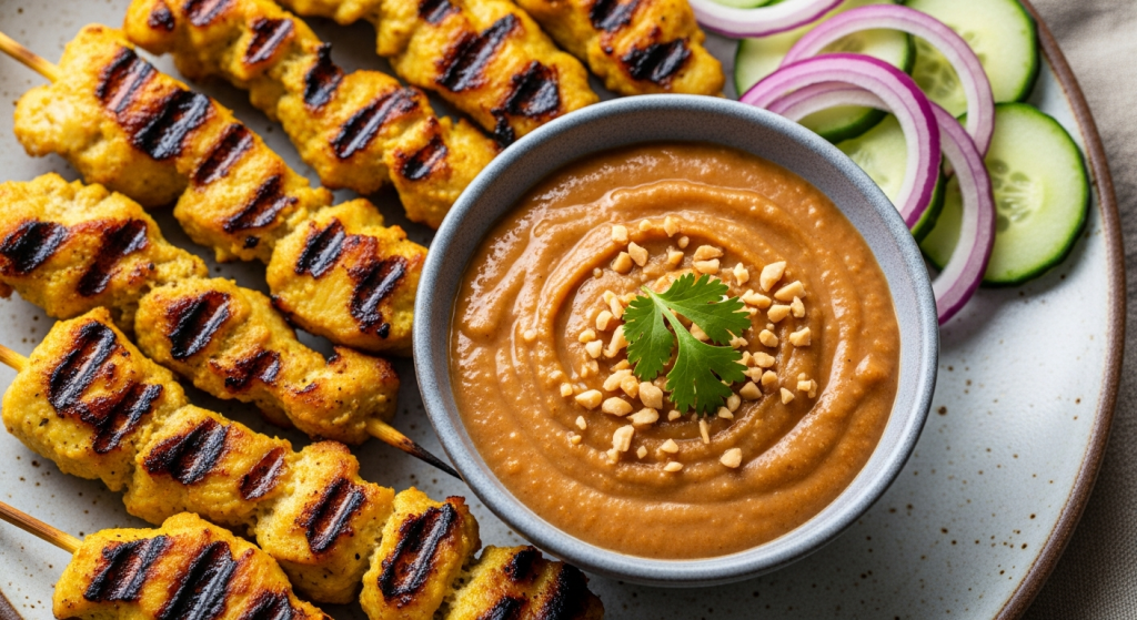 Perfect Chicken Satay with Classic Peanut Sauce Savor the Flavor