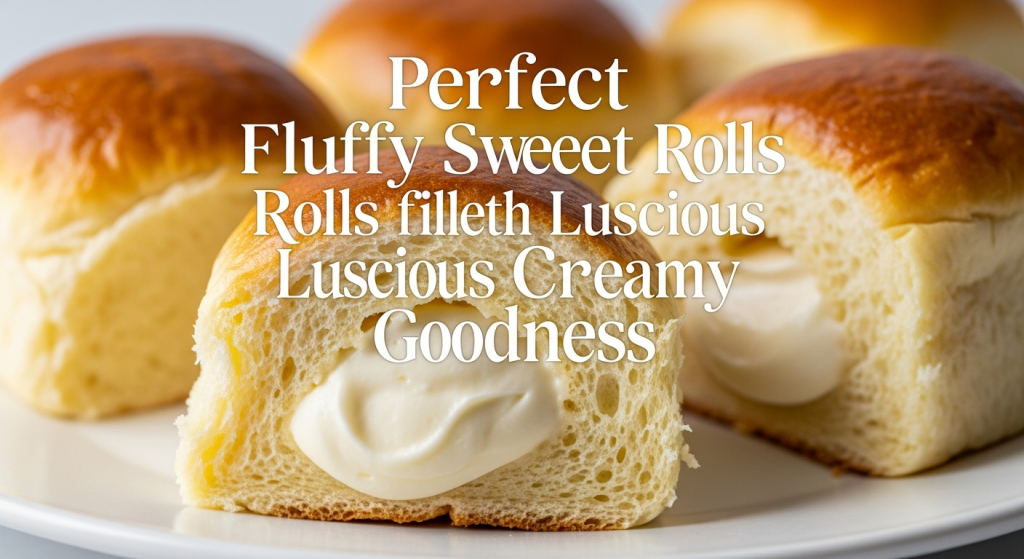 Perfect Fluffy Sweet Rolls Filled with Luscious Creamy Goodness