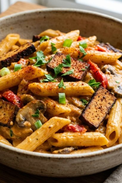 Savor Creamy Vegan Cajun Pasta with Smoky Paprika Flair: Best Recipe