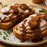 Savory Open-Faced Hot Turkey Sandwiches with Rich Gravy