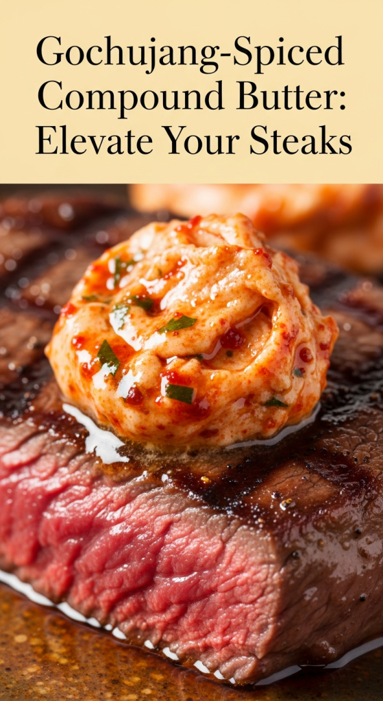 Simple Gochujang-Spiced Compound Butter: Elevate Your Steaks