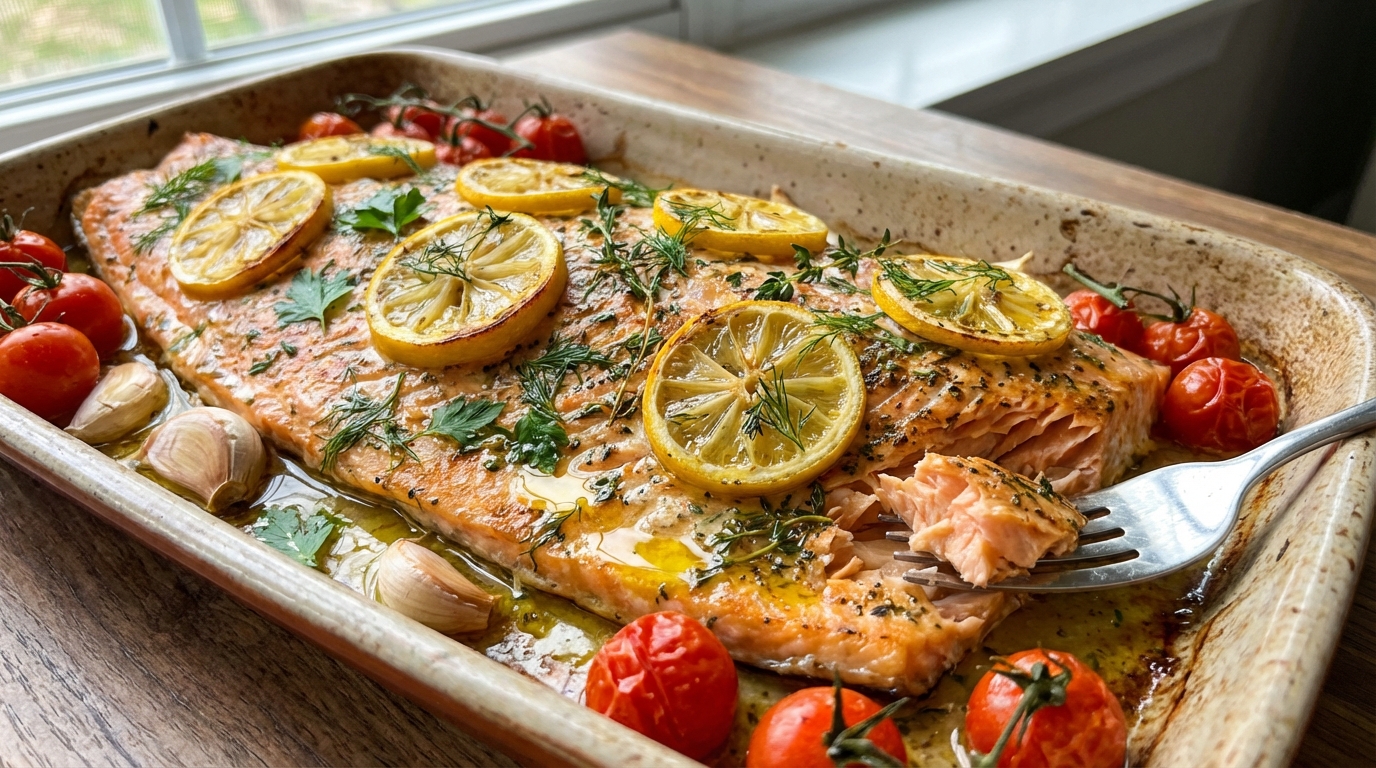 Simple Lemon Herb Baked Salmon Recipe: Bright and Fresh