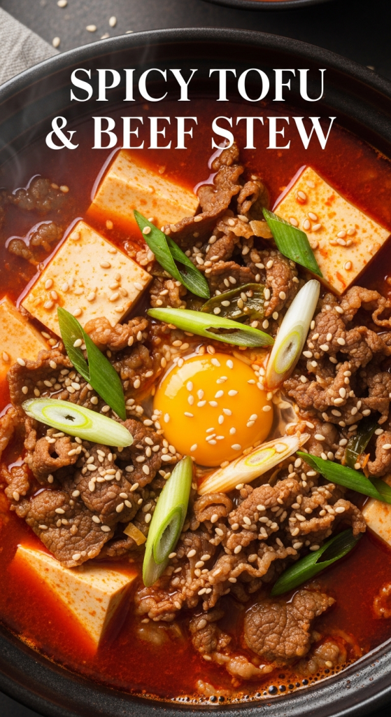 Spicy Soft Tofu & Beef Stew Secrets: Fiery Korean Delight