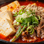 Spicy Soft Tofu & Beef Stew Secrets: Fiery Korean Delight