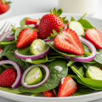 Strawberry Spinach Salad with Poppy Seed Dressing: Fresh & Vibrant