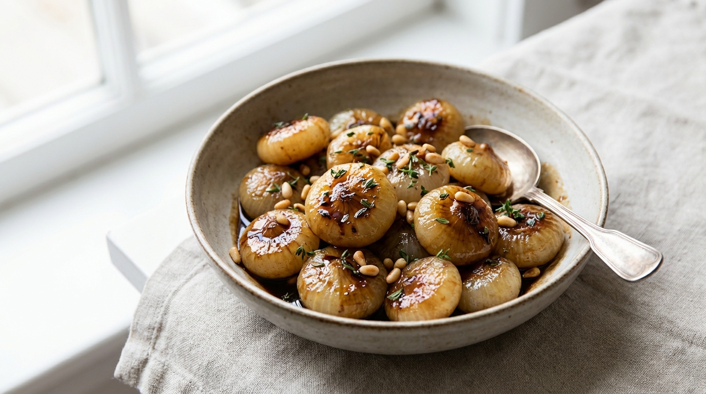 Sweet and Sour Cipollini Onions Recipe: Tangy Delight
