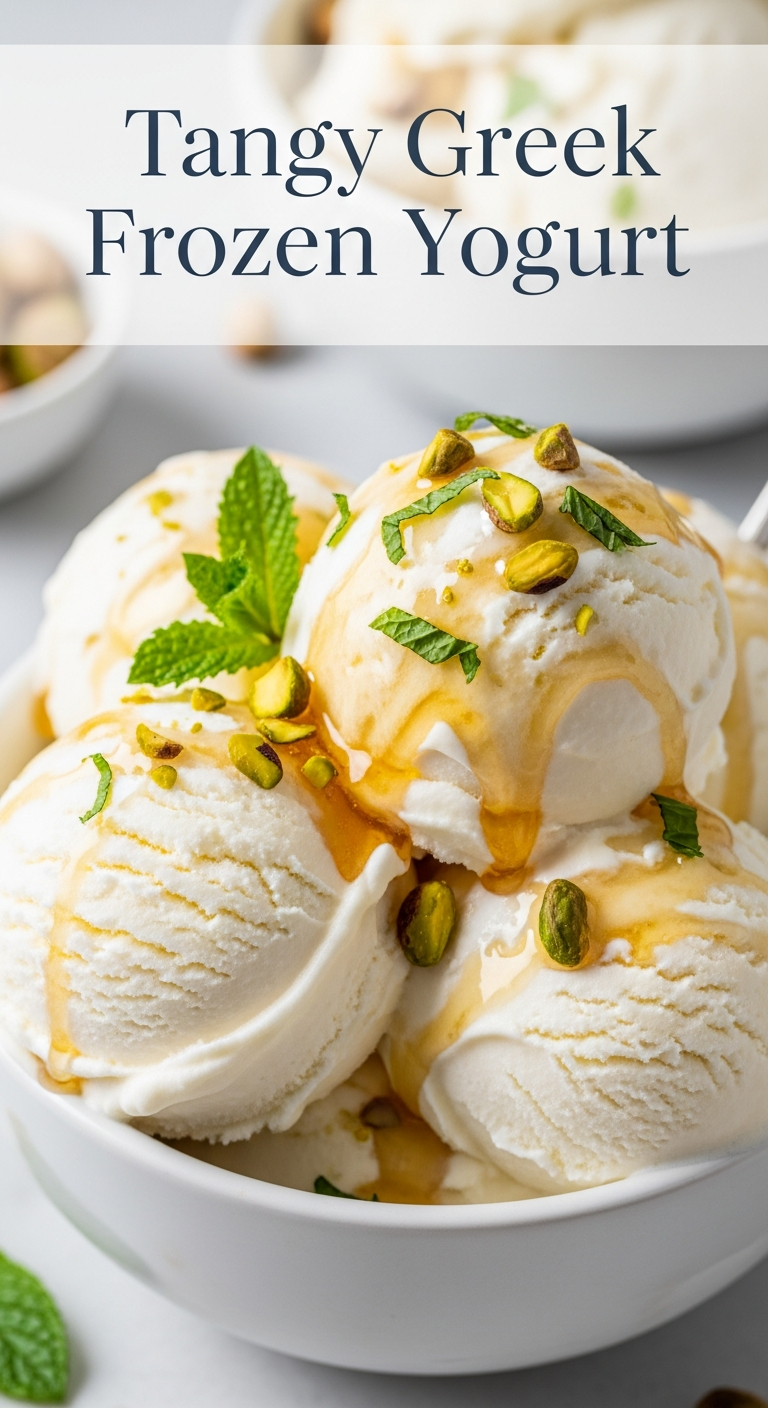 Tangy Greek Frozen Yogurt: Discover the Zesty Delight