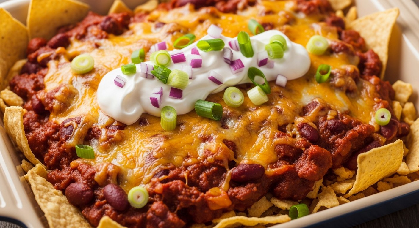 Ultimate Frito Pie Casserole: Chili, Cheese, and Comfort