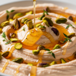 Whipped Feta Dip with Hot Honey & Crunchy Pistachios Delight