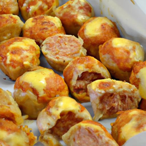 Game ⁢Day Delights: easy‍ Cheesy Pepperoni Pizza Bombs