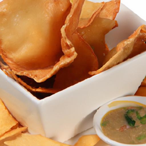 Dip into Delight: Hot & Creamy Crab Rangoon with Chips