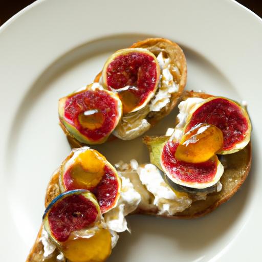 Sweet & Savory: Ricotta Toast with Figs and Honey Delight
