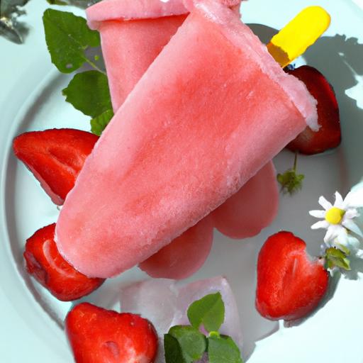 Refreshing Low-Calorie strawberry Popsicles to Beat Heat