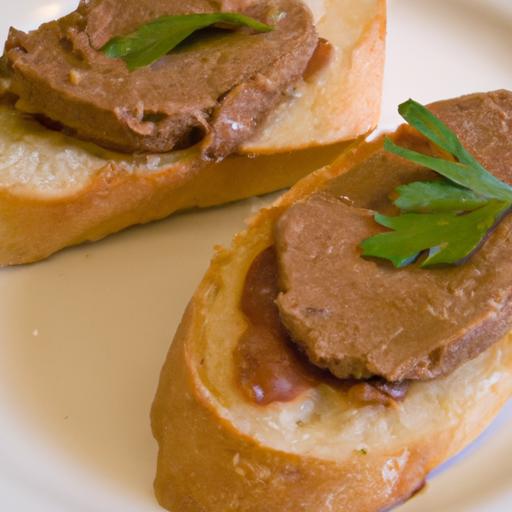 Rustic Tuscan Chicken Liver Pâté on Crispy ​Crostini