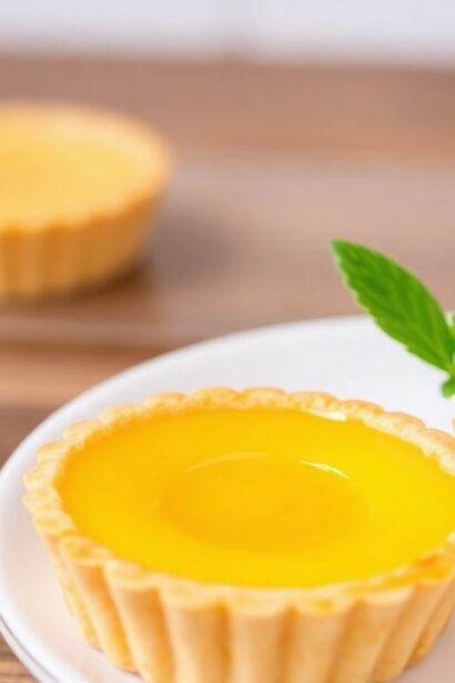 قطعة تارت كاسترد جوز الهند الحلوة، عرض شهّي لذة الكوينديم التي لا تُقاوم في المدونة