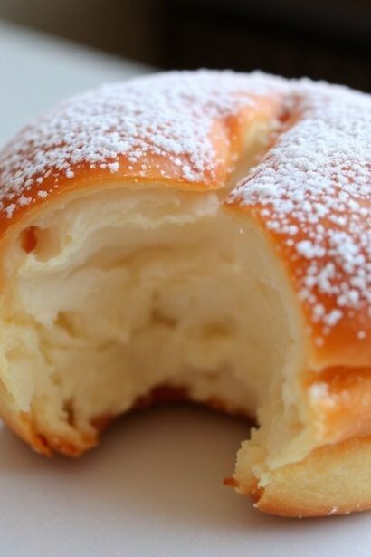 باستا حلوى رومانية مارitozzi محشية كريمة ناعمة، كعك زغبي بملمس طري وشهي