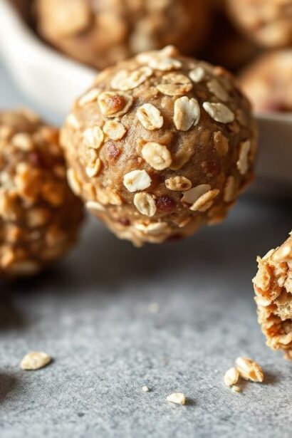 لدغات شوفان وتمور منزلية فاخرة طاقة، مصنوعة يدويًا لبدء يومك بقوة.