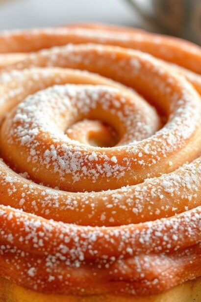 سحر الحليب والبهارات—فطيرة القرفة تُلف حول موقد المدخنة بحلاوة لا تُقاوم