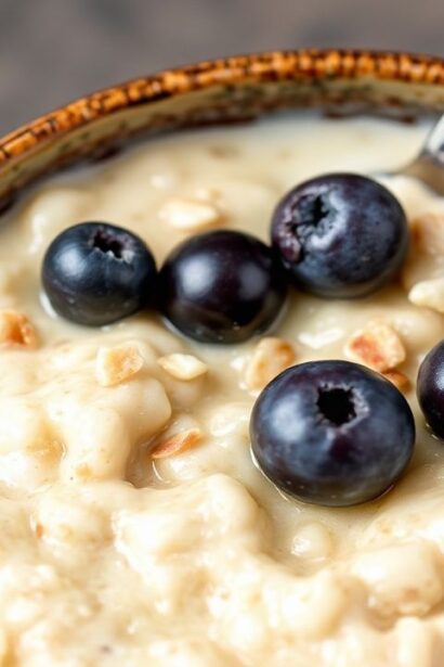 وعاء شوفان ليلي بدون طهي مع حليب وفواكه، صورة مثالية للاستيقاظ صباحًا—Easy No-Cook Overnight Oats Recipe