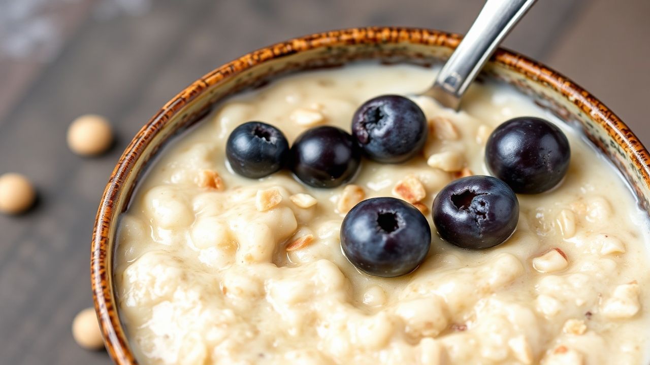 وعاء شوفان ليلي بدون طهي مع حليب وفواكه، صورة مثالية للاستيقاظ صباحًا—Easy No-Cook Overnight Oats Recipe