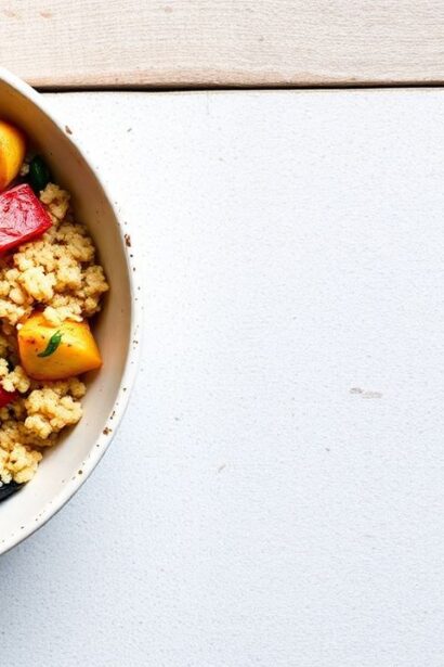 وعاء كسكس بالبهارات مع خضار مشوية مشبعة، لقيمات مشرقة Savory Couscous with Roasted Veggies Guide
