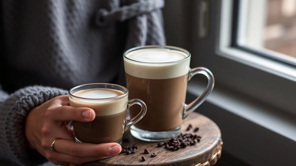 London Fog latte with warm Earl Grey aroma and creamy vanilla foam