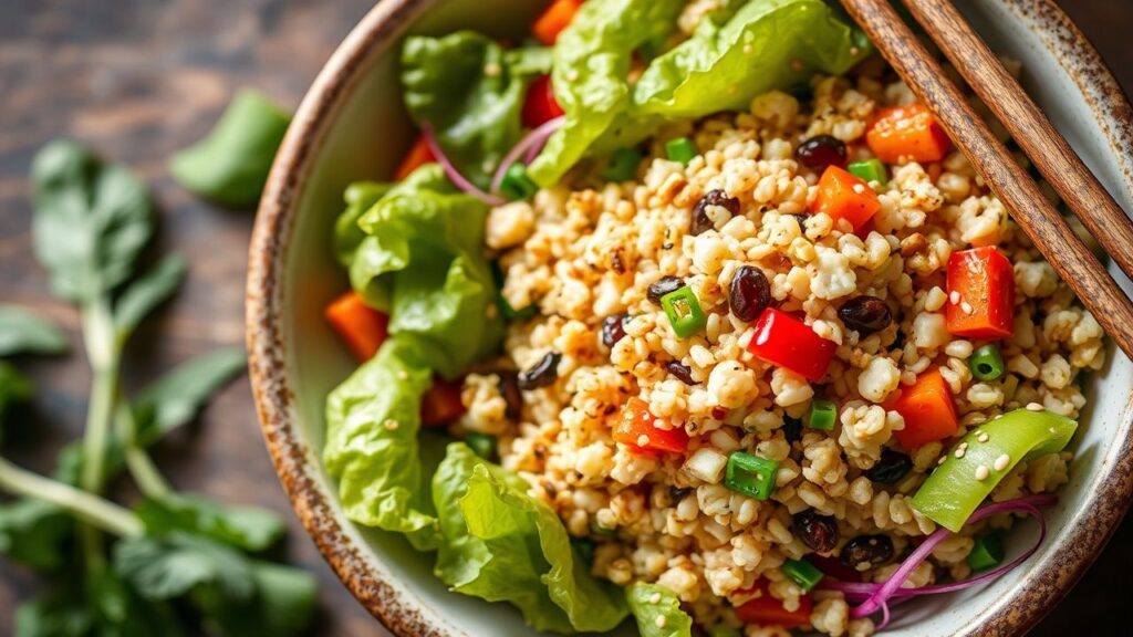 Asian Quinoa Salad with Sesame Ginger, bright and nutritious