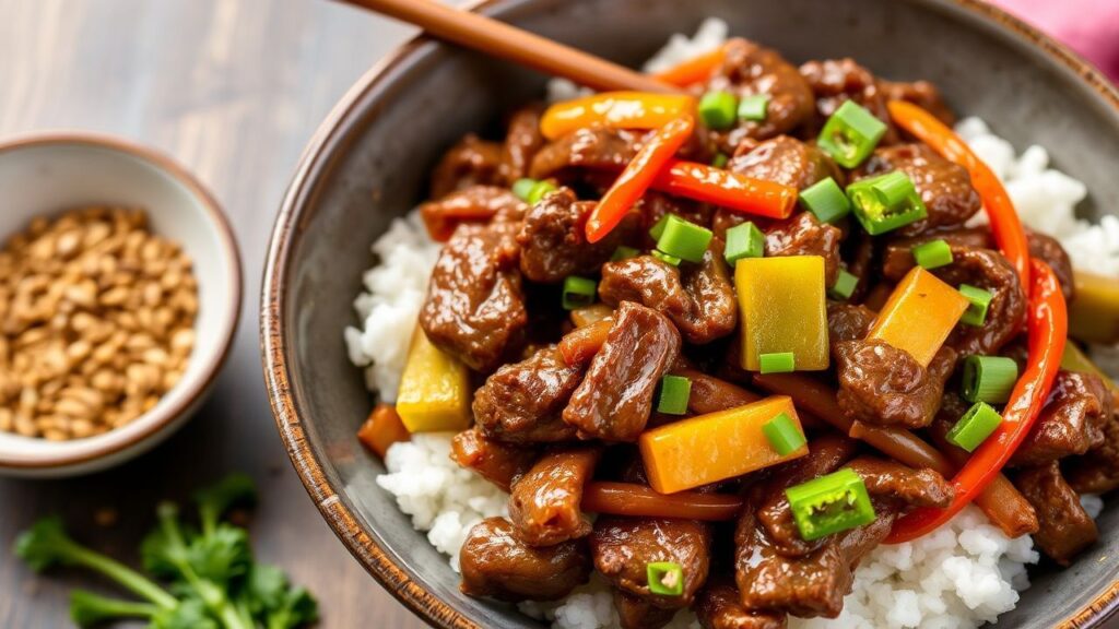 Hoisin Beef Pepper Stir-Fry with tender beef, crisp bell peppers, and glossy hoisin sauce in 15 minutes