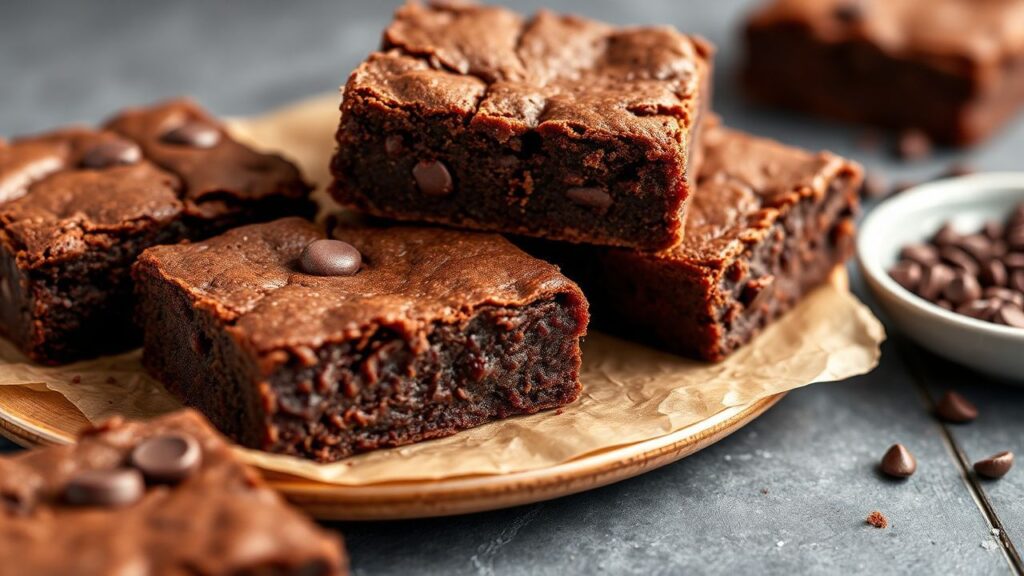 Perfect fudgy brownies from scratch with moist gooey centers