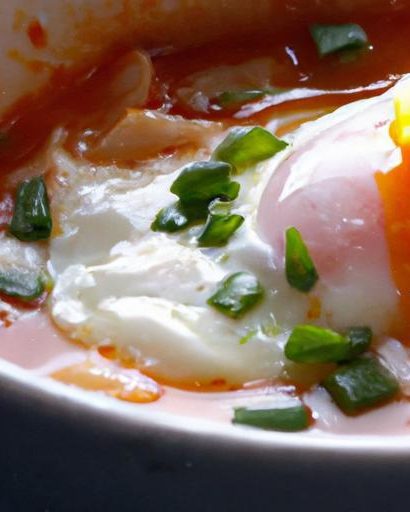 Fiery Comfort: How to Make Poached Eggs in Spicy Tomato Stew