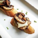 Earthy Elegance: Mushroom and Truffle Oil Crostini Delight
