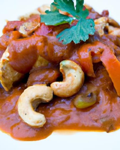 Velvety Tomato Cashew Chicken Curry: Tikka Masala Twist