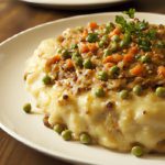 Hearty Lentil Shepherd’s Pie Topped with Creamy Cauliflower Mash