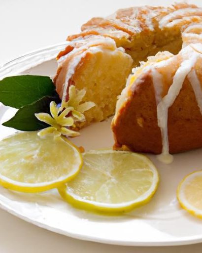 Zesty Lemon & Elderflower Cake: A Floral Citrus Delight